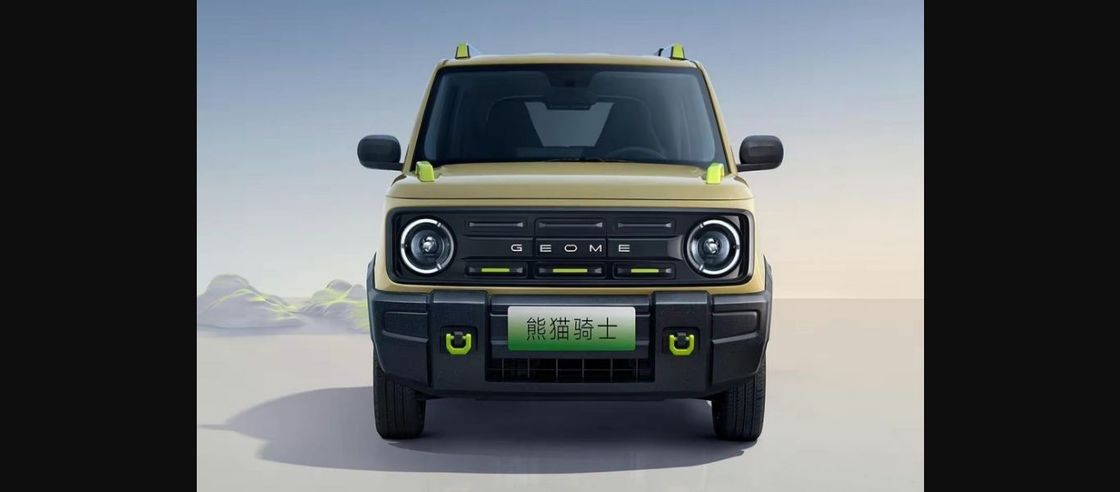2023 Mini Electric Car Tiny Chinese EV With A Bronco Face At Geely Panda Knight 200km Range
