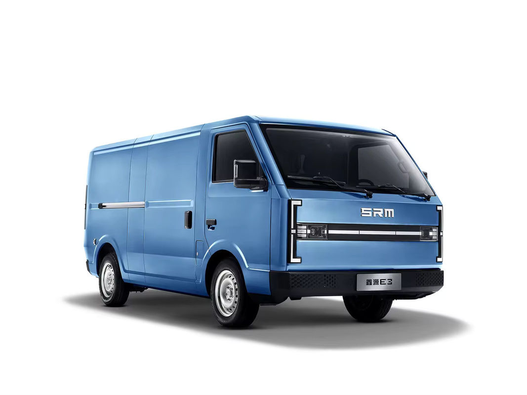 2024 SRM New Energy E3L 263km Normalized Cargo Van Quipped With 60kw Pure Electric Power 90kmh Top Speed 2 Colors Option