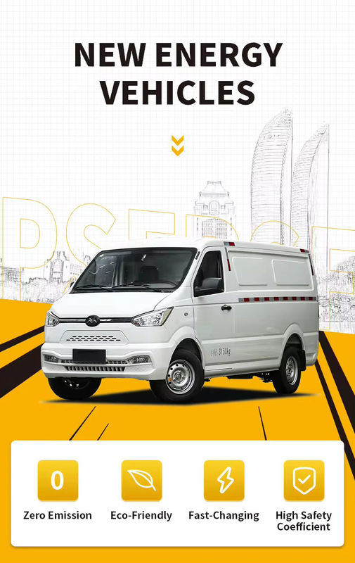 2024 New Vanvoiture Electrique New Energy Vehicles Carros Electric Cargo Mini Van New Gonow Shuailing 260km 60kw