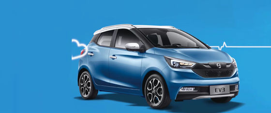 100km/h Fast Speed Electric Car JMC EV3 New Energy EV Car Sedan 302km NEDC